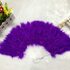 Веер из перьев Индейки - Фиолетовый цвет