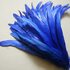 Перья петуха 30-35 см. 1 шт. Синего цвета