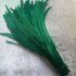 Перья петуха 35-40 см. 1 шт. Зеленый цвет