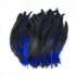 Перья петуха двухцветные 30-35 см. Синий цвет