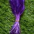 Перья гуся на ножке 13-18 см. 10 шт. Фиолетового цвета