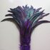 Перья петуха двухцветные 30-35 см. Фиолетовый цвет
