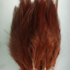 Перья петуха двухцветные 10-15 см. 50 шт. Коричневый цвет