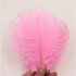 Перья страуса 15-20 см. Розовый цвет