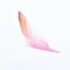 Перья петуха двухцветные 10-15 см. 50 шт. Светло розовый цвет