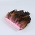 Тесьма из перьев петуха на ленте 12-20 см, 1м. Светло-розовый цвет