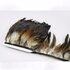 Тесьма из перьев петуха на ленте 12-20 см, 1м. Натуральный цвет