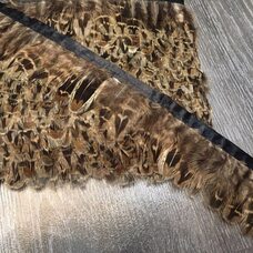Декоративная тесьма из перьев на ленте 4-5 см, 1м. #7