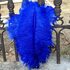 Премиум перья страуса 65-70 см. Синего цвета