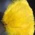 Перья страуса 30-35 см. Желтый цвет