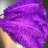 Перья страуса 30-35 см. Фиолетовый цвет