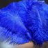 Перья страуса 30-35 см. Синий цвет