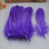 Пушистые перья гуся 13-18 см, 20 шт. Фиолетового цвета
