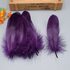Пушистые перья гуся 13-18 см, 20 шт. Темно-фиолетового цвета #31