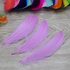 Пушистые перья гуся 13-18 см, 20 шт. Светло-фиолетовый цвет