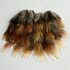 Декоративные перья Pheasаnt 5-7 см. c оранжевым кончиком. 10 шт.