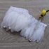Тесьма из перьев гуся на ленте 15-20 см, 1м. Белый цвет
