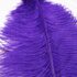 Премиум перья страуса 50-55 см. Фиолетовый цвет