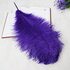 Премиум перья страуса 50-55 см. Фиолетовый цвет