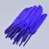 Перья утиные 10-15 см. 20 шт. Синего цвета