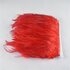 Тесьма из перьев петуха на ленте 10-15 см, 1м. Красный цвет