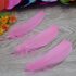 Пушистые перья гуся 13-18 см, 20 шт. Ярко-розового цвета #30