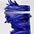 Тесьма из перьев петуха на ленте 25-30 см. Синего цвета