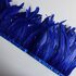 Тесьма из перьев петуха на ленте 30-35 см. Синего цвета
