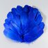 Пушистые перья гуся 13-18 см, 20 шт. Синего цвета