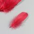 Набор перьев гуся 13-18 см, 20 шт, красное вино (Бордовый)