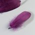 Пушистые перья гуся 13-18 см, 20 шт. Темно-фиолетового цвета #31