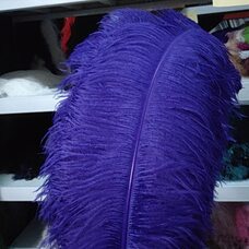 Премиум перья страуса 65-70 см. Фиолетовый цвет