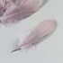 Пушистые перья гуся 13-18 см, 20 шт. Светло-сиреневый цвет