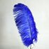 Премиум перья страуса 55-60 см. Синий цвет