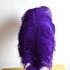 Премиум перья страуса 55-60 см. Фиолетовый цвет