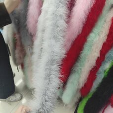 Толстые боа марабу, 2 метра, 50 гр., 1 шт. - Серый цвет Толстые боа марабу, 2 метра, 50 гр., 1 шт. - Серый цвет