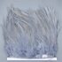 Тесьма из перьев петуха на ленте 10-15 см, 1м. Серый цвет