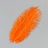 Перья страуса 15-20 см. Оранжевый цвет